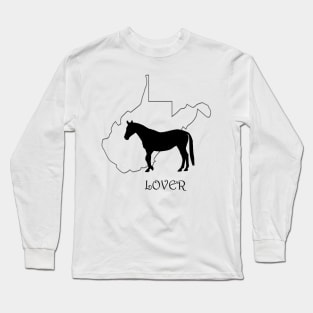 West Virginia Horse Lover Gifts Long Sleeve T-Shirt